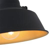 Steinhauer WandlampMexlite zwart met goud - 1320ZW - thumbnail