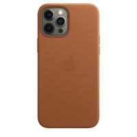 Apple Leather MagSafe Case iPhone 12 Pro Max Saddle Brown - thumbnail