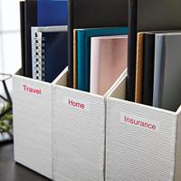 Dymo D1 standaardlabels rood op wit 12 x 7 mm printlint - thumbnail