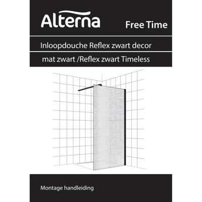 Inloopdouche BWS Free Time 90x200 cm Reflex Zwart Timeless Coating Mat Zwart Profiel Boss & Wessing Inloopdouche BWS Free Time 90x200 cm Reflex Zwart Timeless Coating Mat Zwart Profiel Boss & Wessing