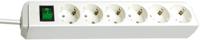 Brennenstuhl 1159520015 Eco-Line PDU Stekkerdoos 6 Sockets met Schakelaar Wit - 1,5 meter - thumbnail