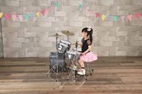 Pearl RSJ465C/C31 Roadshow Junior Jet Black kinderdrumstel - thumbnail