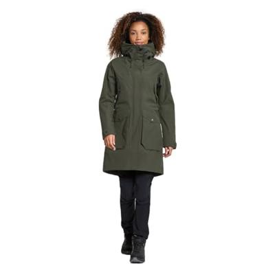 Didriksons Thelma Parka Jas Dames Deep Green 40
