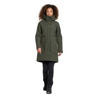 Didriksons Thelma Parka Jas Dames Deep Green 40 - thumbnail