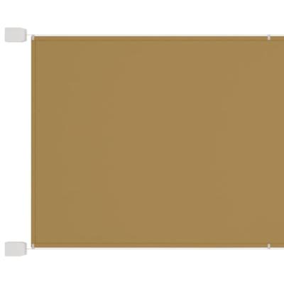 VidaXL Luifel verticaal 140x270 cm oxford stof beige