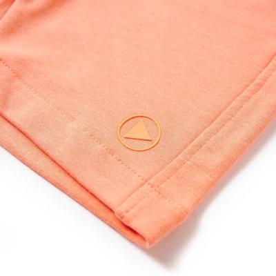 Kindershorts met trekkoord 140 neonoranje