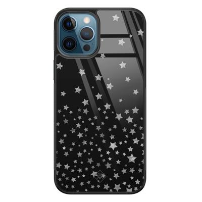 iPhone 12 Pro glazen hardcase - Falling stars