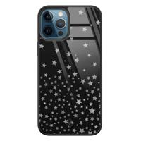 iPhone 12 Pro glazen hardcase - Falling stars - thumbnail