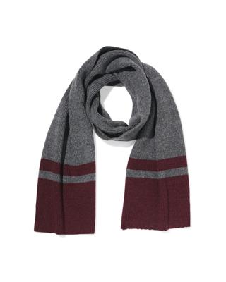 HEMA Herensjaal grijs-rood