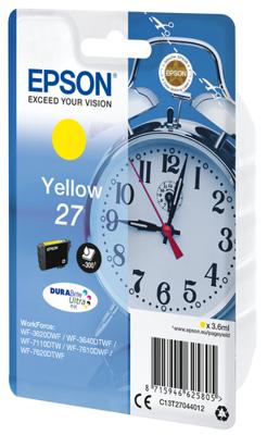 Epson Inktcartridge 27 Origineel Geel C 13 T 27044012