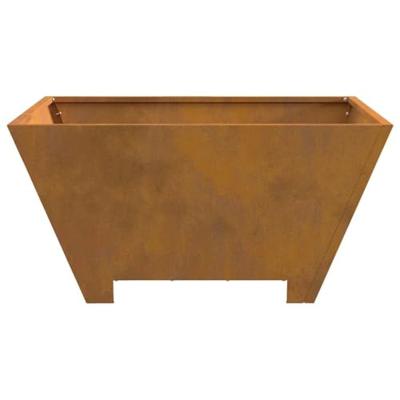 VidaXL Vuurkorf bruin 60 x 60 x 30 cm weerbestendig staal VidaXL Vuurkorf bruin 60 x 60 x 30 cm weerbestendig staal