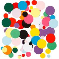 Creativ Company Karton mozaiek, rond, d 10+15+20 mm, 180 gr/ 1 doos - thumbnail