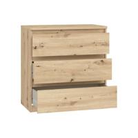 CHELSEA ladekast 3 laden - 77,2 cm - Artisanaal eiken decor - thumbnail