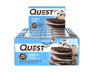 Quest Bar Cookies & Cream (12 x 60 g) Quest Bar Cookies & Cream (12 x 60 g)
