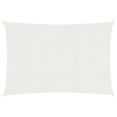 VidaXL Zonnezeil 160 g/m² 2x3,5 m hdpe wit