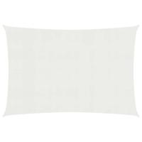 VidaXL Zonnezeil 160 g/m² 2x3,5 m hdpe wit - thumbnail