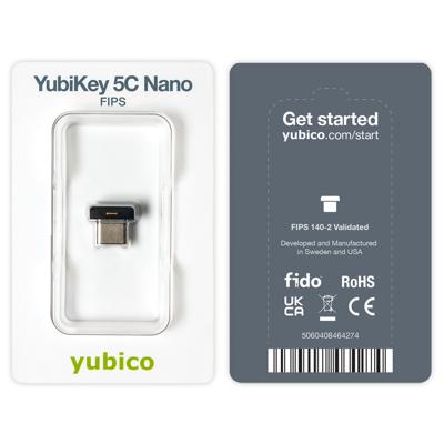 Yubico Passwordmanager USB-stick Zwart/goud