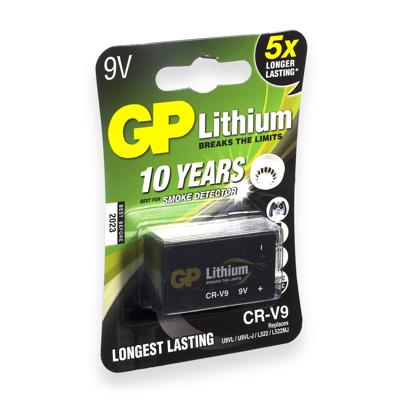 GP lithium 9 volt cr v9