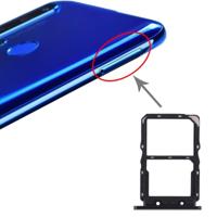 SIM Card Tray + NM Card Tray for Huawei Nova 5 (Black) - thumbnail