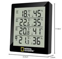 NATIONAL GEOGRAPHIC Thermo-hygrometer black 4 measurement results - thumbnail
