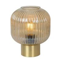 Lucide MALOTO - Tafellamp - Ø 20 cm - 1xE27 - Amber - thumbnail