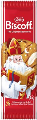Lotus speculoos Sinterklaas, pak van 2 stuks van 42,5 g