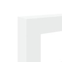 Haardombouw 81x18x82 cm bewerkt hout wit - thumbnail