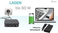 I-tec USB-C HDMI Dual DP Docking Station with Power Delivery 100 W + Universal Charger 100 W - thumbnail