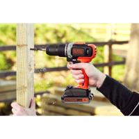 BLACK+DECKER BCD003MEM2K Accuboormachine | 18V | 2.0Ah Accu + 4.0Ah Accu + Lader | In koffer - BCD003MEM2K-QW - thumbnail