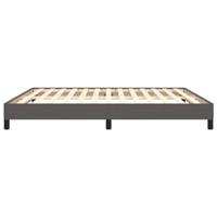 Bedframe kunstleer grijs 160x200 cm - thumbnail