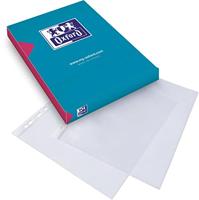 Oxford showtas, A4, uit glasheldere PP, 11-gaatsperforatie, 50 micron, pak van 100 stuks - thumbnail