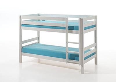 Vipack stapelbed Pino met onderbed - wit - 140x103x208 cm