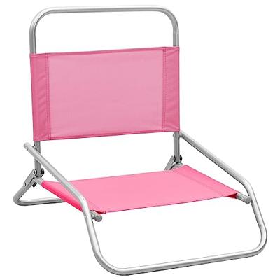 Strandstoelen 2 st inklapbaar stof roze Strandstoelen 2 st inklapbaar stof roze