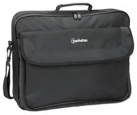 Manhattan Notebooktasche für bis 17,3, vollständig aufzuklappen,gepolstertert, Staufächer Laptoptas Geschikt voor max. (laptop): 43,9 cm (17,3) Zwart - thumbnail