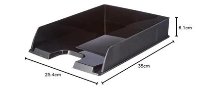 Esselte Brievenbakje Vivida zwart Esselte Brievenbakje Vivida zwart