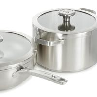 BergHOFF Wokpan met deksel 28cm Wokpan Grijs - thumbnail