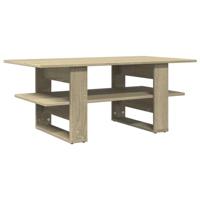 Salontafel 102x55x42 cm bewerkt hout sonoma eikenkleurig - thumbnail