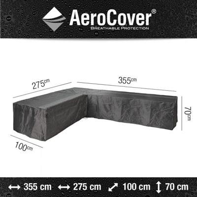 Platinum AeroCover | Loungesethoes 355 x 275 x 100 x 70(h) | L-vorm Links Platinum AeroCover | Loungesethoes 355 x 275 x 100 x 70(h) | L-vorm Links