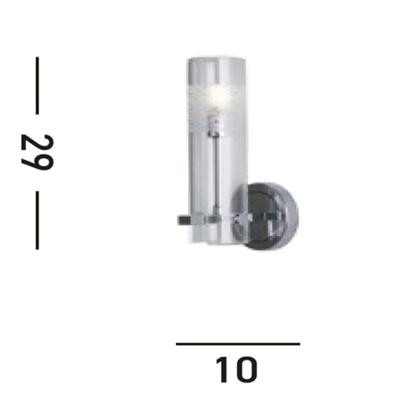 Searchlight WandlampScope chroom - 27981CC