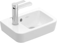 Villeroy & Boch O.novo fontein 36X25cm - 1 kraangat links zonder overloop wit 43423701 - thumbnail