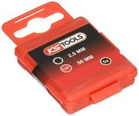 KS Tools 911.2807 Inbus-bit Speciaal staal Vernikkeld E 6.3 5 stuk(s) - thumbnail