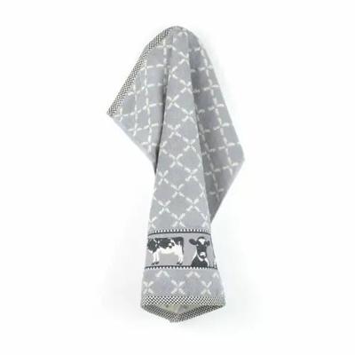 Bunzlau Castle Bunzlau Castle Cows keukendoek 53x60 Grey