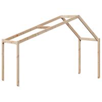 Stapelbedframe zonder matras massief grenenhout 90x190 cm - thumbnail