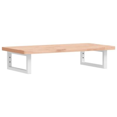 Badkamer wandschap staal en massief beukenhout