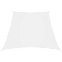 VidaXL Zonnezeil trapezium 3/5x4 m oxford stof wit - thumbnail