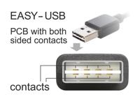 DeLOCK 83857 3m USB A Micro-USB B Zwart USB-kabel - thumbnail