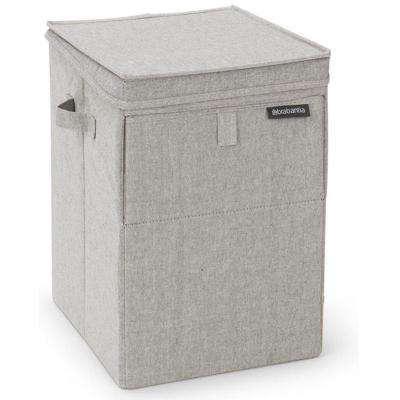 Brabantia wasbox stapelbaar 35 liter grey Brabantia wasbox stapelbaar 35 liter grey