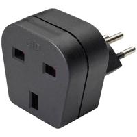 Martin Kaiser 168/sw Reisstekker Set van 1 stuks - thumbnail