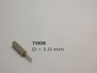 micromotor T008 Vervangingsstift voor T005 1.0 mm - thumbnail