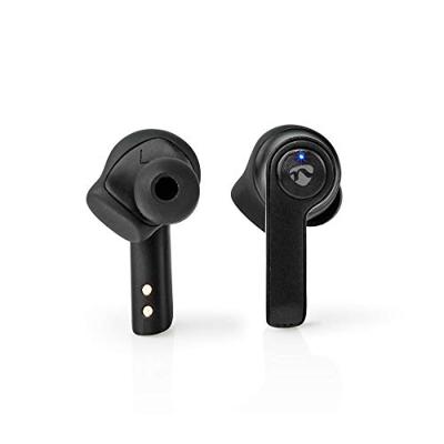 Volledig Draadloze Oordopjes - Bluetooth - Maximale batterijduur: 3.5 uur - Drukbediening - Charging case - Ingebouwde microfoon - Ondersteuning voor spraakbesturing - Ear Wings - Zwart
